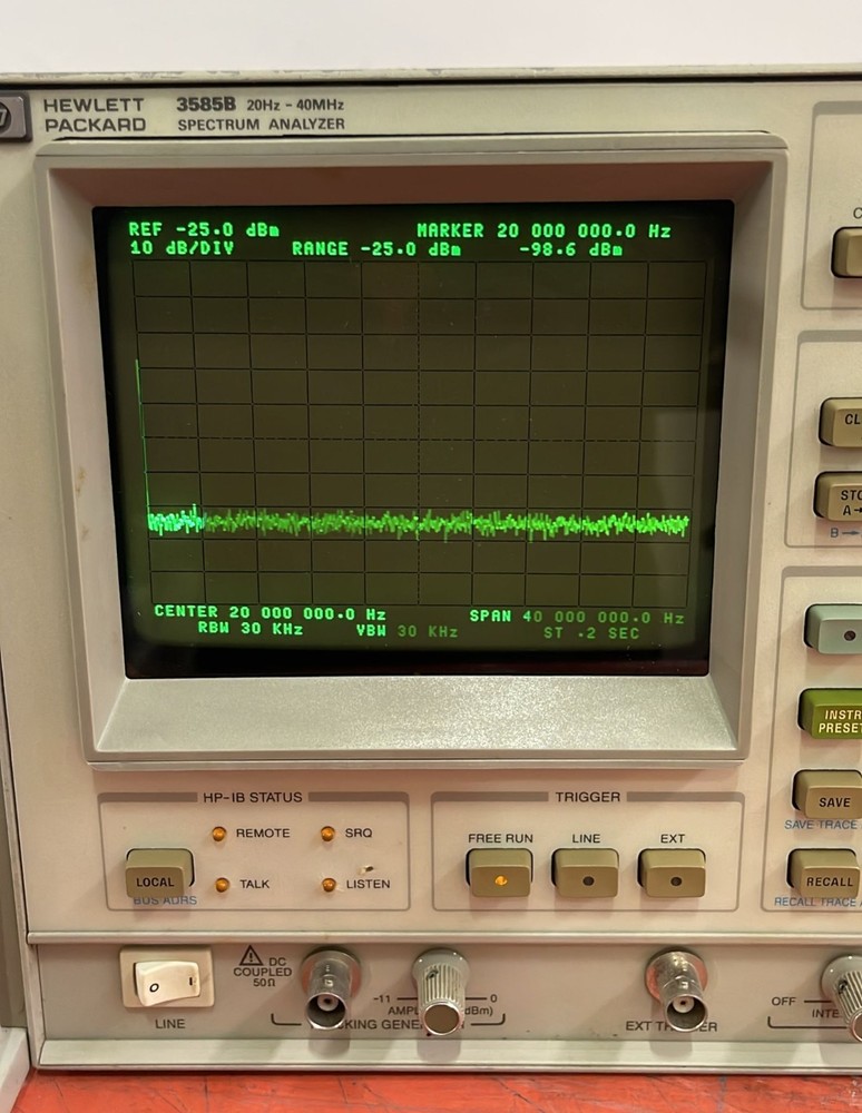 HP 3585B Spectrum Analyzer 20Hz - 40MHz