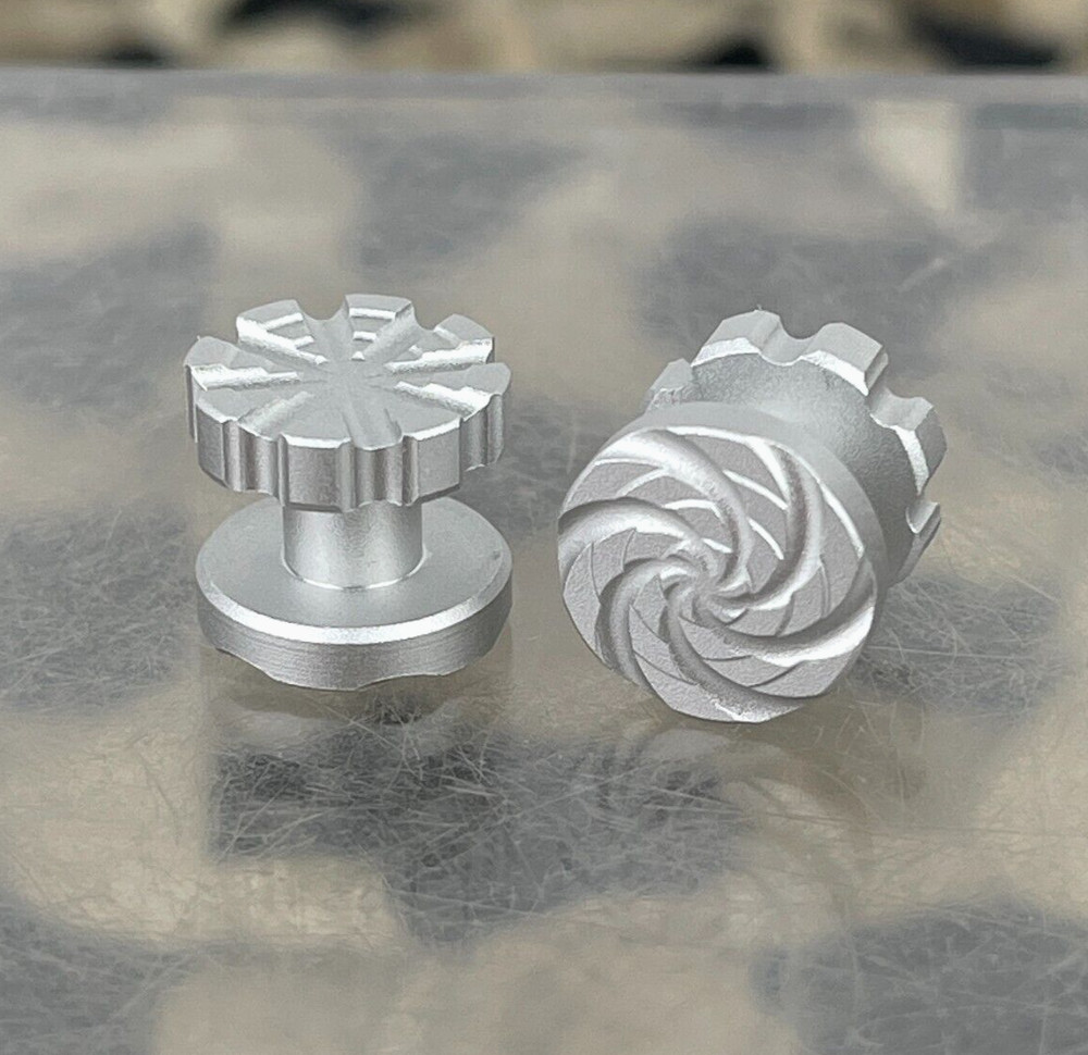 NEW HK Army KLR/Proflex Goggle Screw Set - Cyclone - Silver