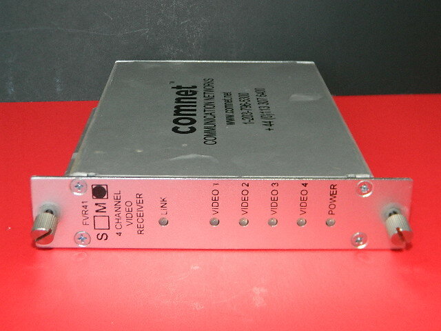 COMNET FVR41 (M) 4-CHANNEL DIGITALLY ENCODED VIDEO MULTIPLEXER RECEIVER
