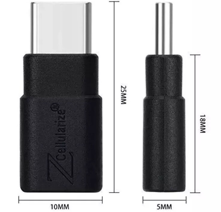 Cellularize USB C Extender Adapter (2 Pack) 40Gbps 140W Short Dock Extension