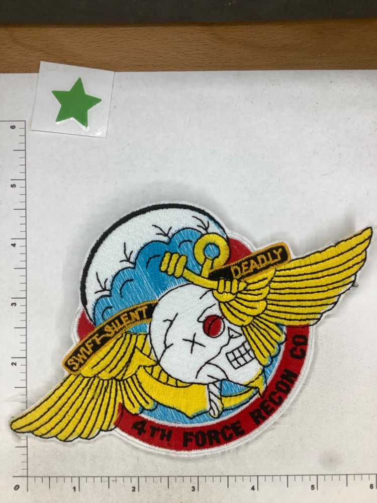 USMC 4th FORCE RECON CO. PATCH