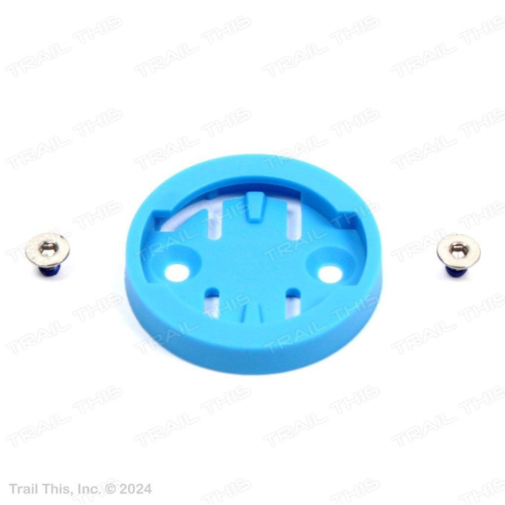 K-Edge Insert Replacement Kit for Wahoo Quarter-Turn Type Computer Mounts - Blue