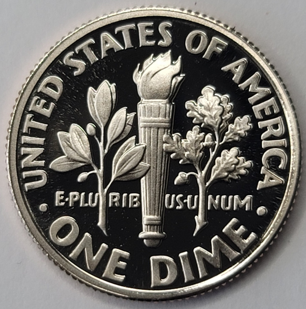 1993 S Gem Proof DCAM Roosevelt Dime