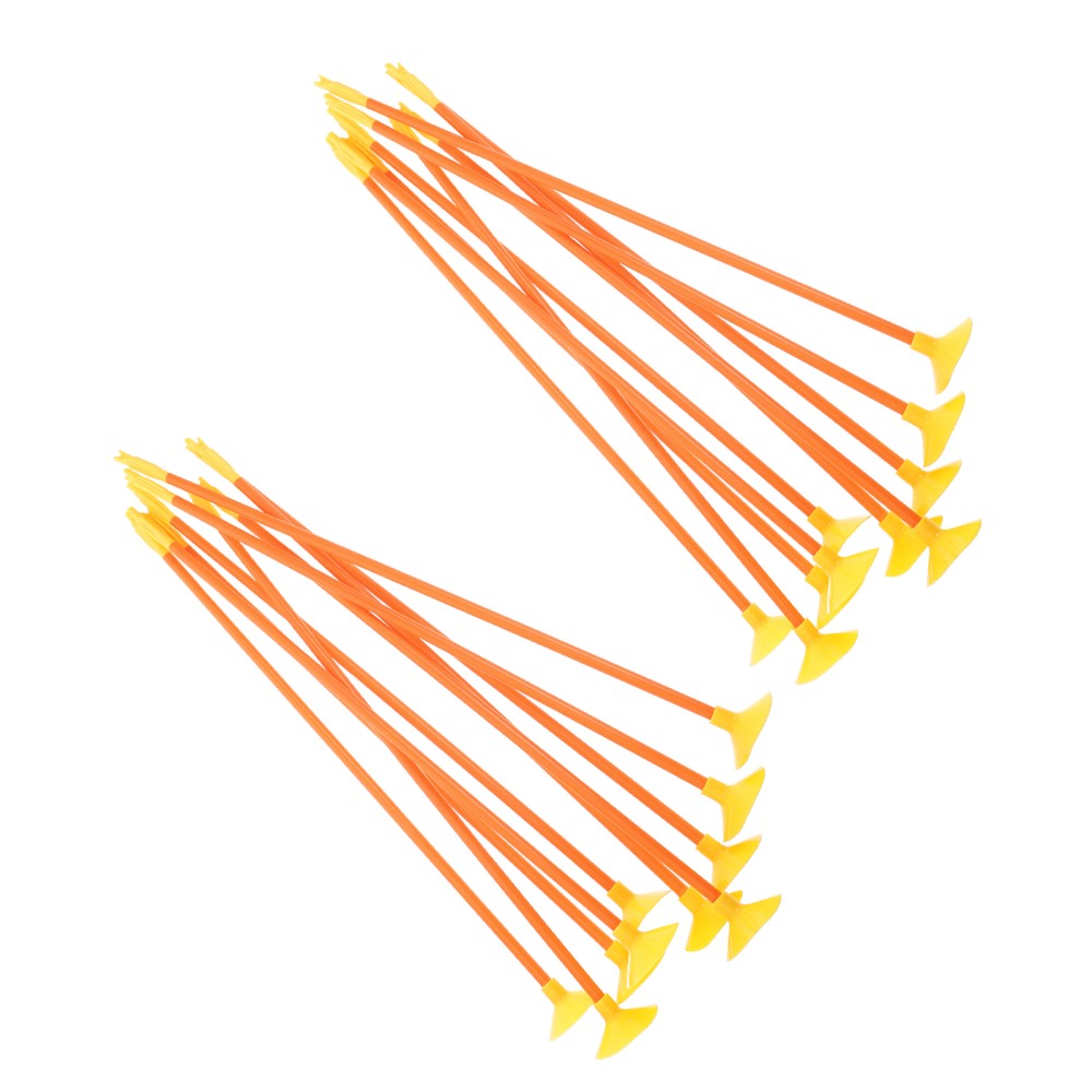 40PCS Play Replacement Arrows: Simulation Suction Cup Arrows Training Toy for