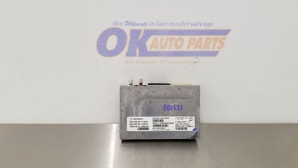 07 CHEVY TAHOE COMMUNICATION ONSTAR MODULE 15106838