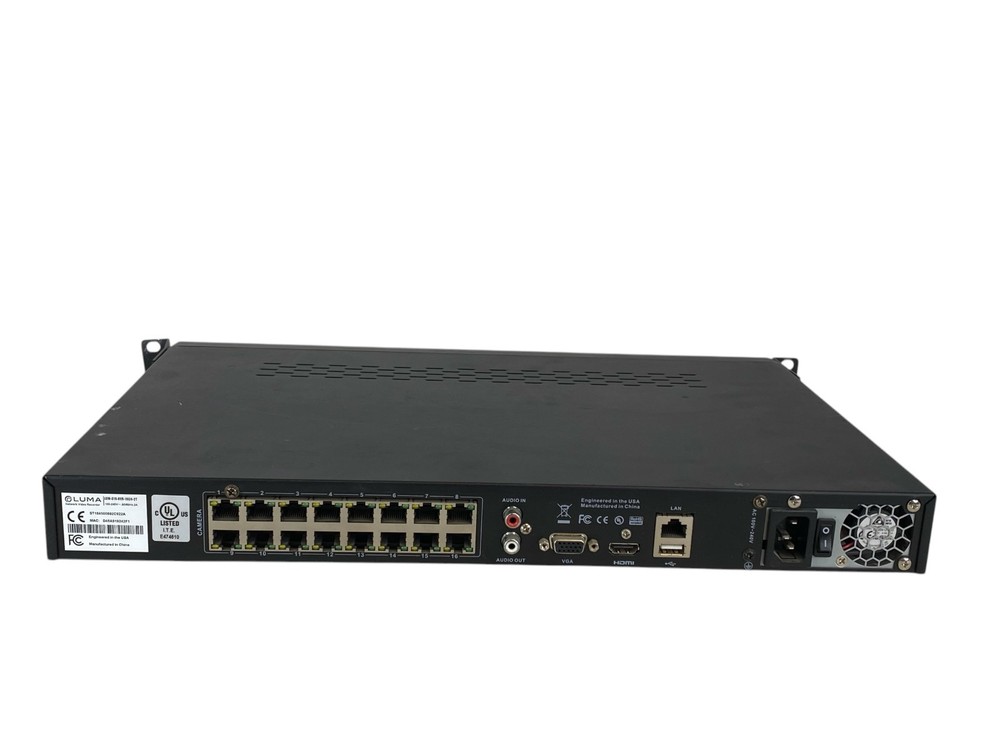 Luma NVR - LUM-310-NVR-16CH See Description