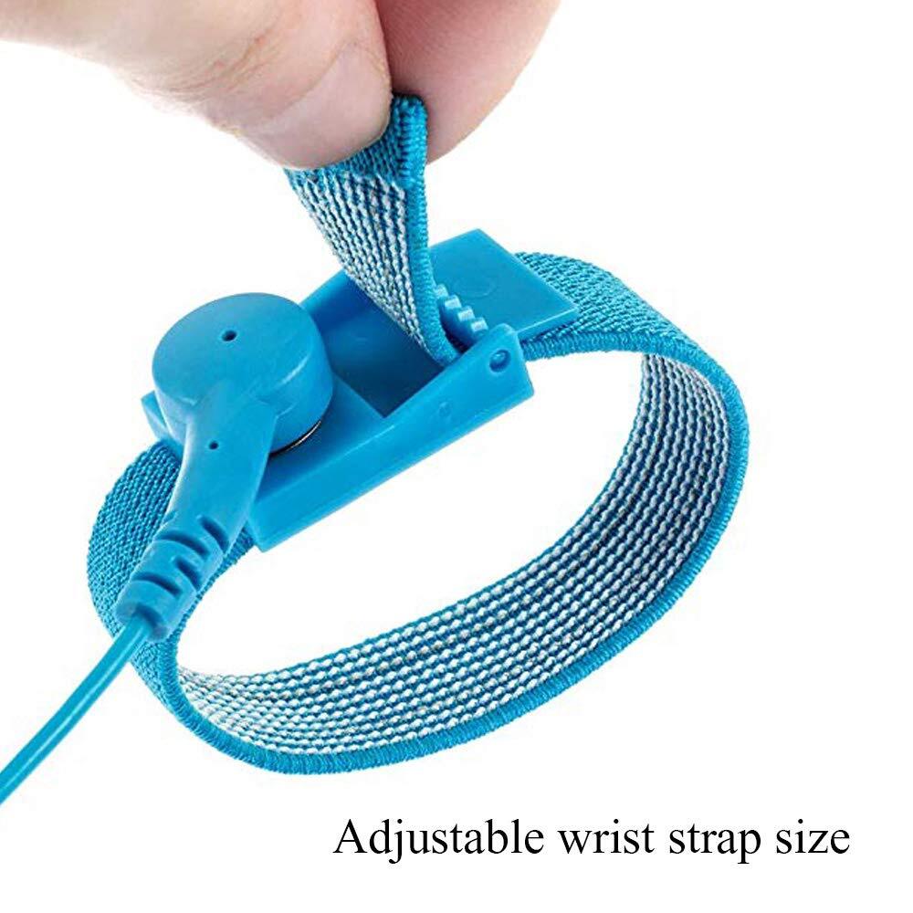 Adjustable ESD Wrist Band 4-Pack for Sensitive Electronics Anti Static Design