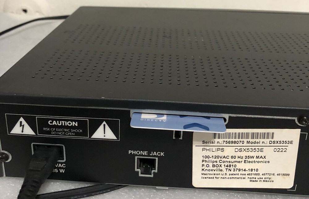 Philips DSX5353E Digital Multi-Satellite Receiver with card Good Condition