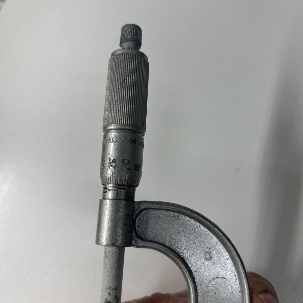 VTG Die Casting Machine Tools LTD 1” Micrometer Metric Micrometer England