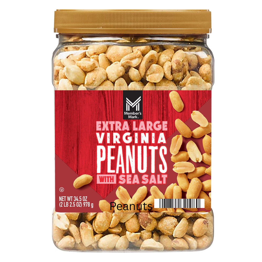 Member's Mark Extra Large Virginia Peanuts, 34.5 oz _ Great Price