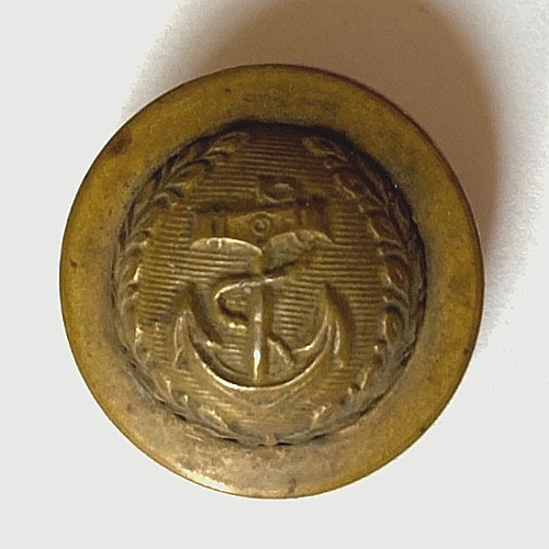 ORIGINAL! CIVIL WAR - CONFEDERATE STATES NAVY (CSN) - UNIFORM BUTTON