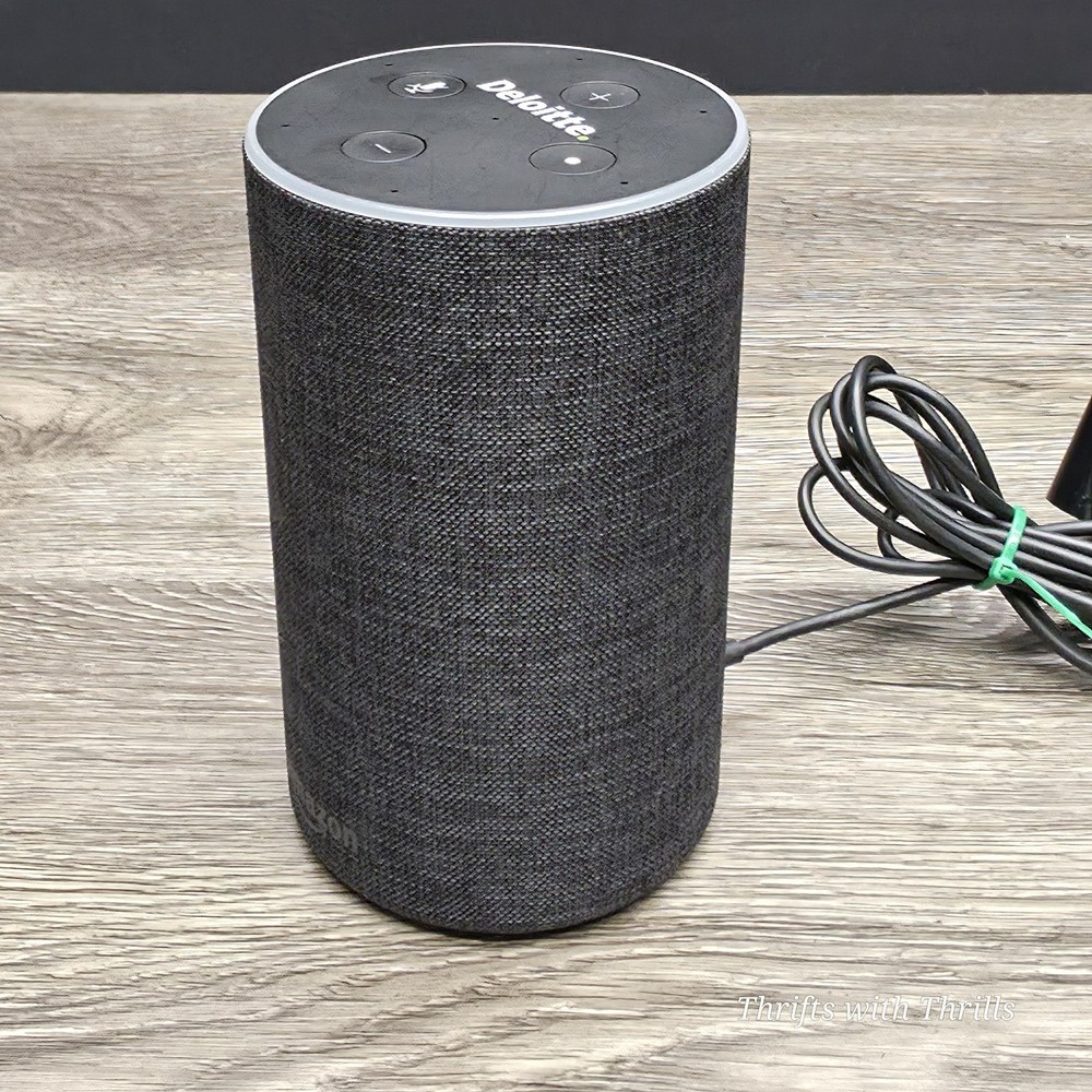 Amazon Echo (2nd Generation ) Smart Speaker with Alexa, charcoal fabric, Amazon