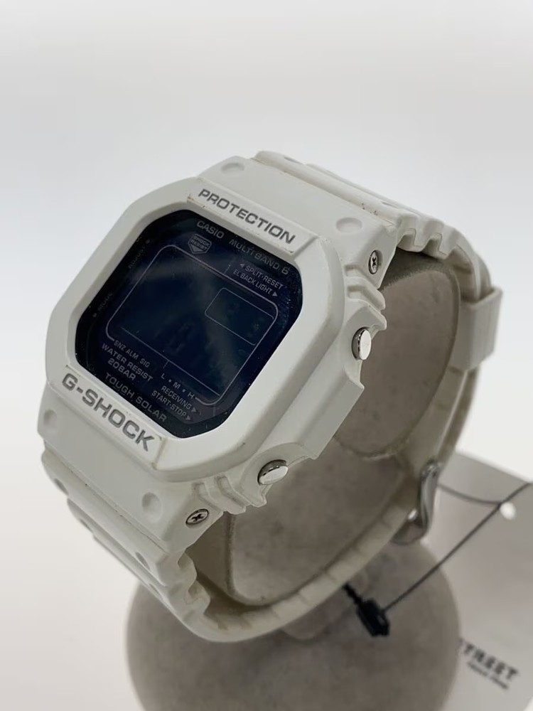 CASIO Solar Wristwatch G SHOCK Digital WHT