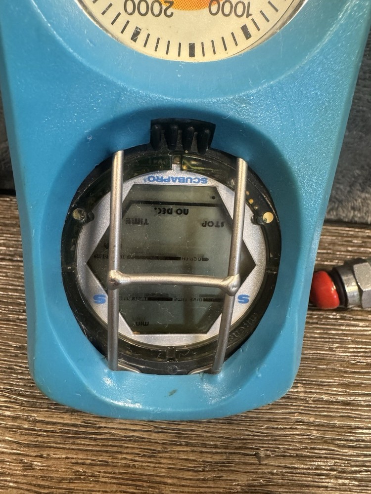 Scubapro "diving console” with compass Uwatec Diving - Scubapro Blue