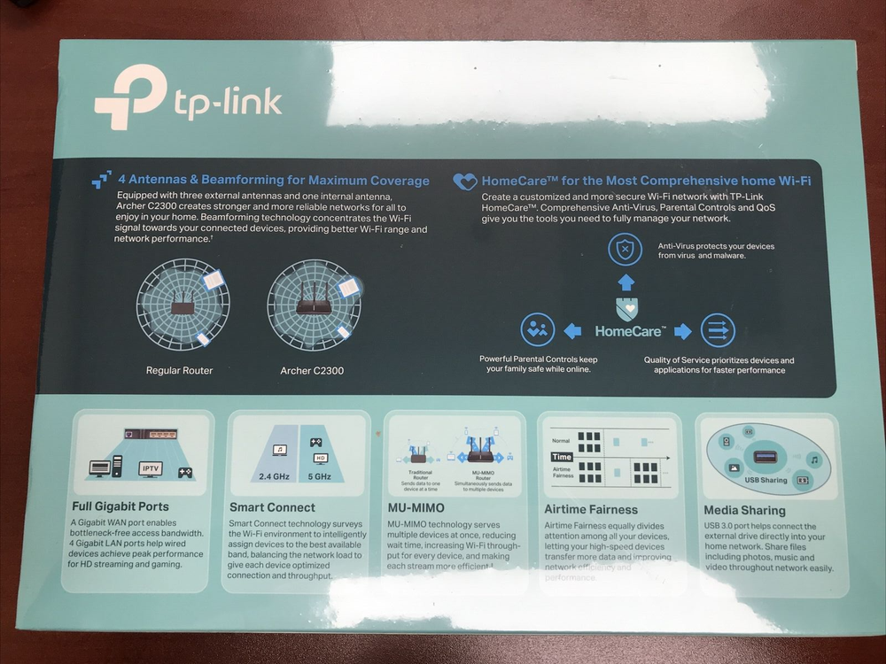 TP-Link AC2300 Wifi Router- NEW