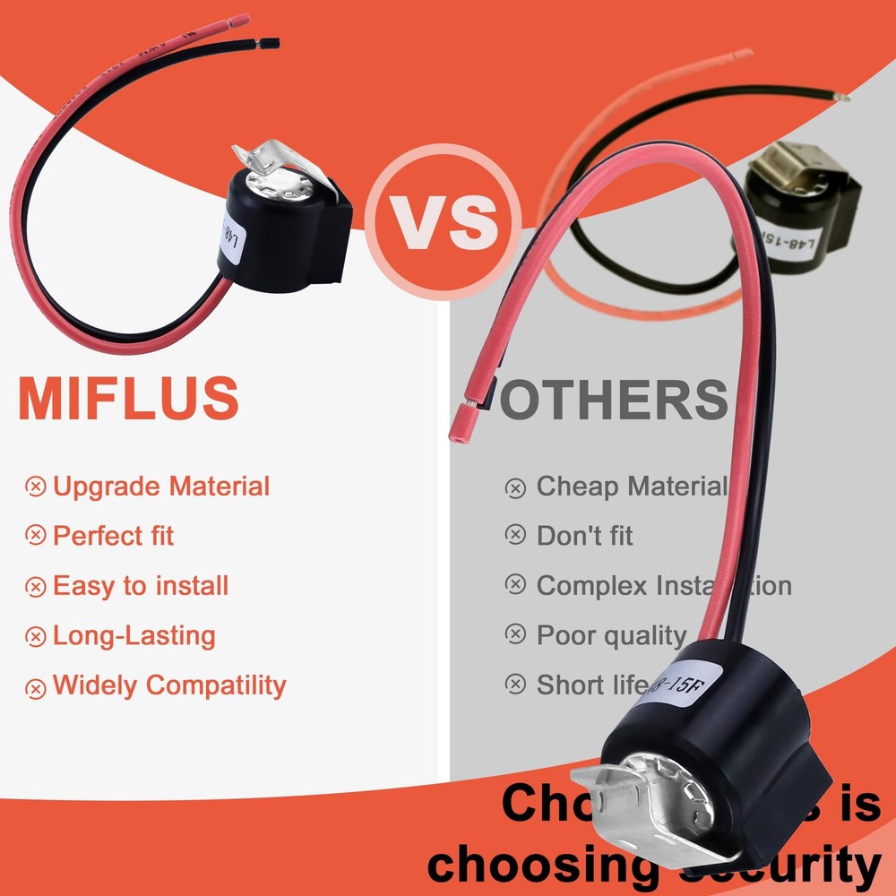 Refrigerator Defrost Thermostat Replacement Compatible Models