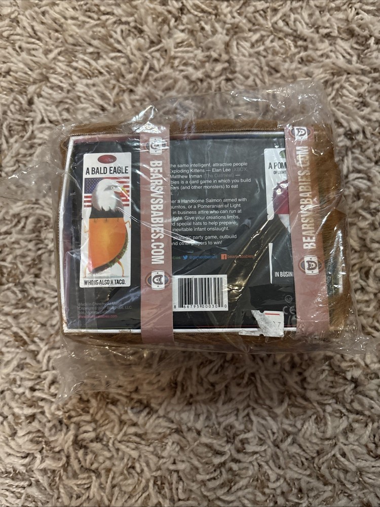 Exploding Kittens Bears vs Babies Card Game New Shrink Wrapped