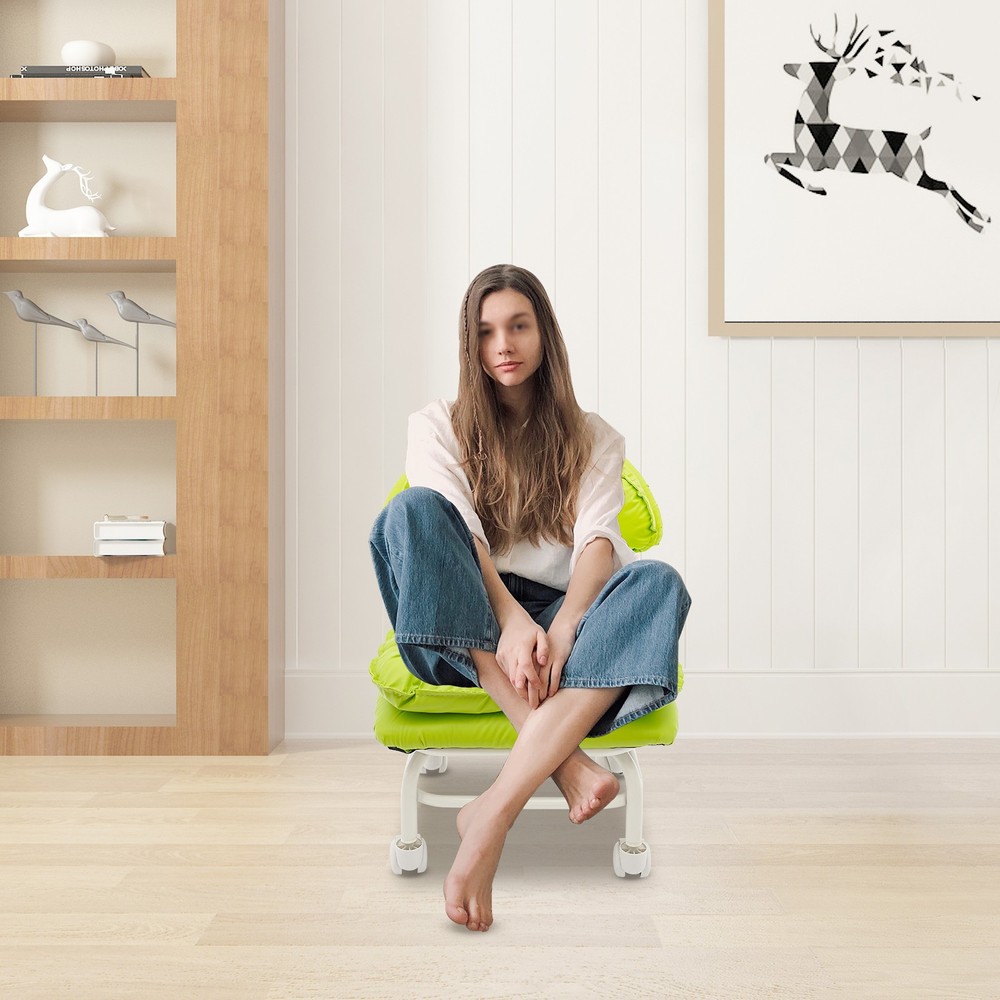 Ergonomic Rolling Stool with Back Rest, Heavy Duty Rolling Stool, Roller Chair