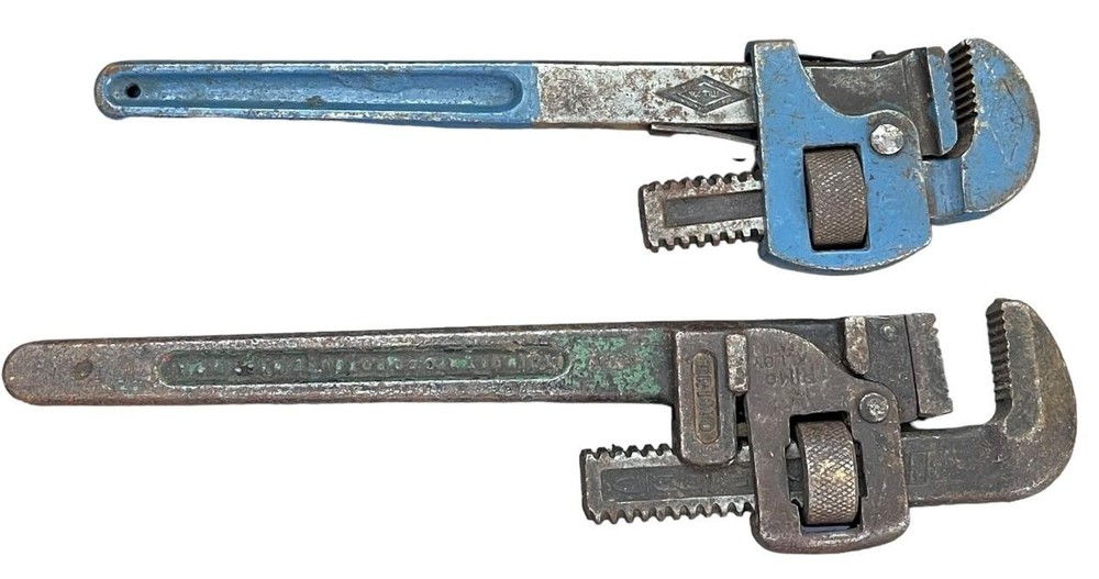 Tool Lot Stillson & Trimo Adjustable Pipe Wrench