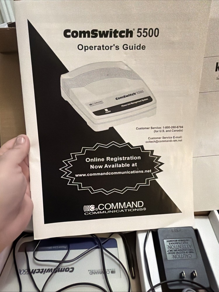 Command Communications Com (CS5500) 4-Ports External Switch Not Tested