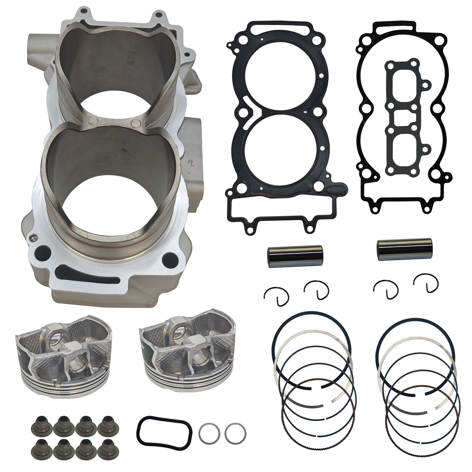 Crankshaft 93mm Cylinder Engine Rebuild Kit For Polaris 1000 RZR XP 3022594 New
