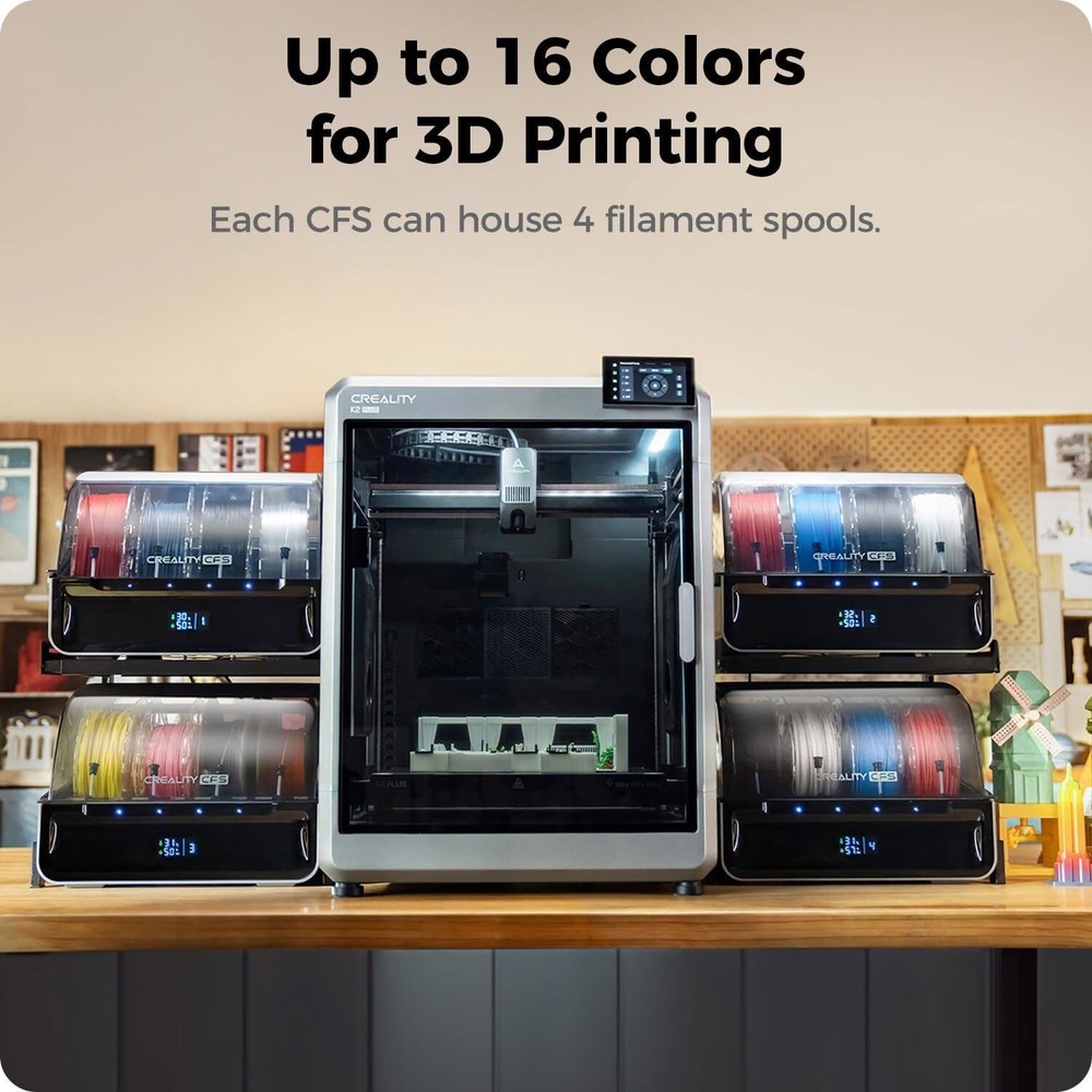 Creality CFS Multi-Color 3D Printer Automatically Filament System 16 Color Print