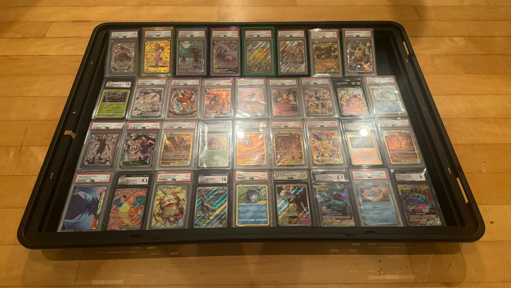 Zion Case Card Riser Stands – Graded Card Slab Display – Vertical & Horizontal