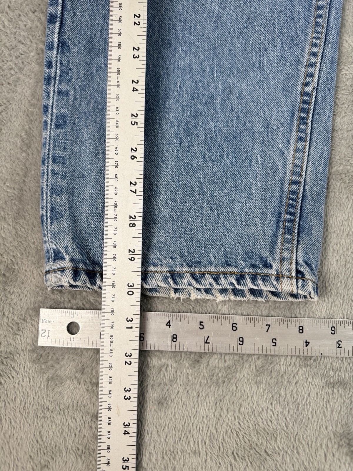 Vintage 1991 Levis 565 Jeans Wide Leg Loose Fit 33x30 Made in USA FREE SHIPPING