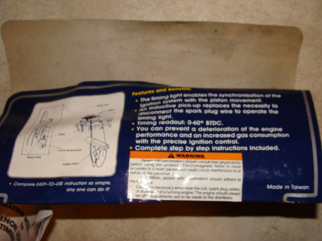 PROLITE Inductive Timing Advance Tester - Not Tested