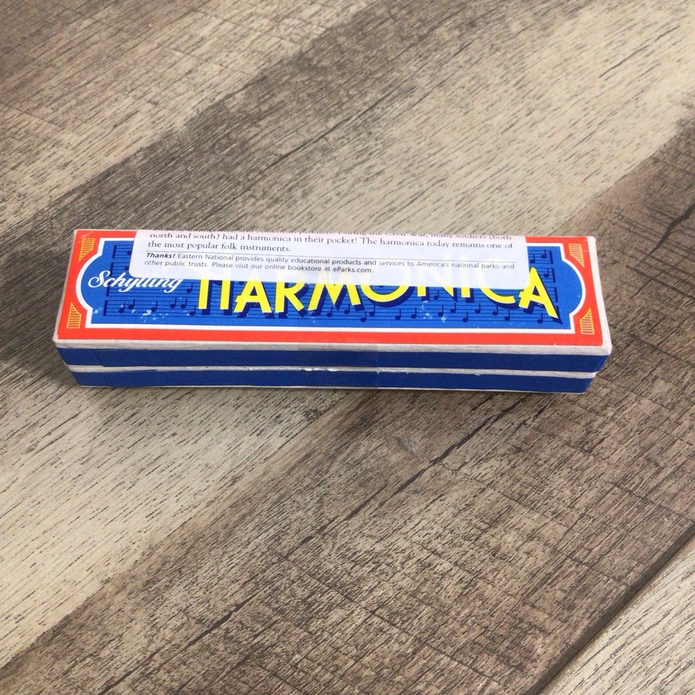 Vintage Schylling Harmonica with Box