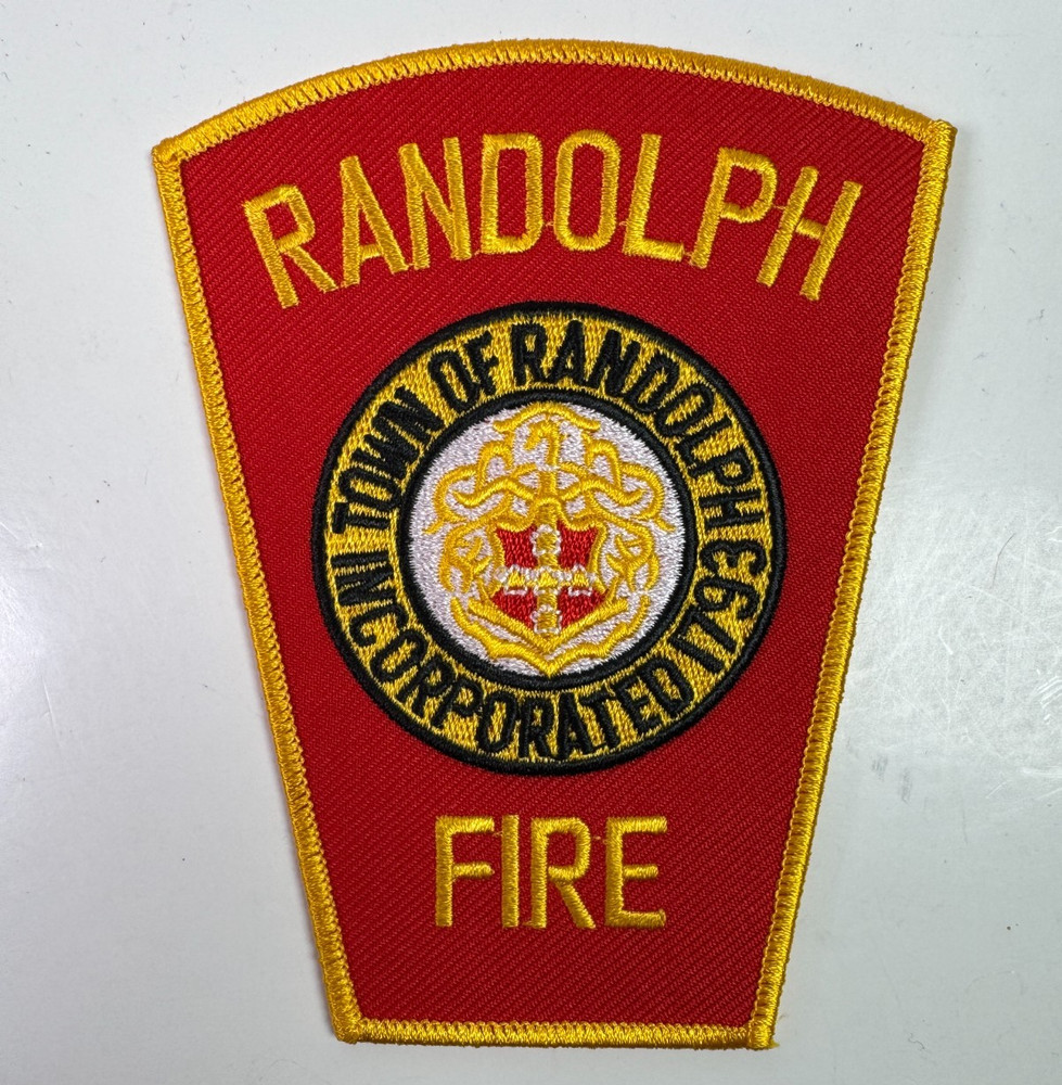 Randolph Fire Massachusetts MA Rescue Patch O9