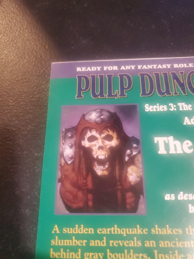 Dungeons & Dragons, DnD: Pulp Dungeons - The Zombie's Curse (d20 System)
