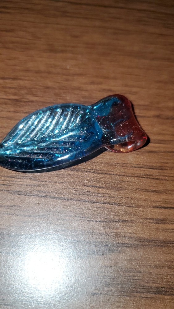 Rob Davila Glass Leaf Pendant