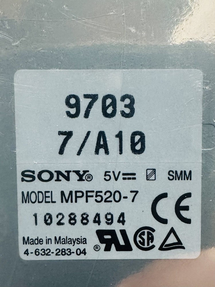 NEW Sony MPF520-7 Disk Drive