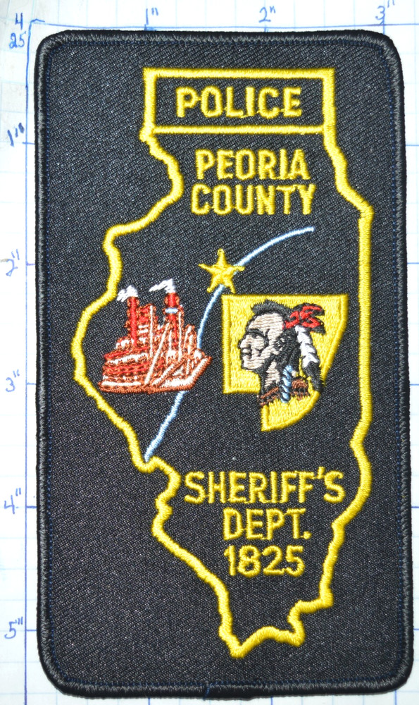 ILLINOIS, PEORIA COUNTY SHERIFF'S POLICE DEPT PATCH