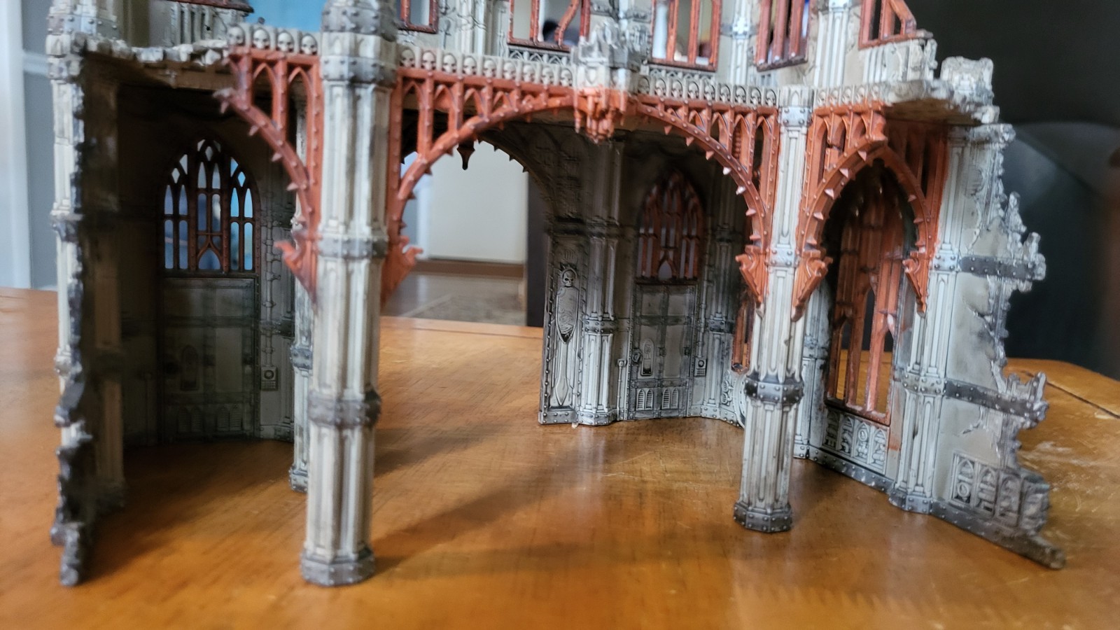 Warhammer 40K Kill team Sector Imperialis Ruins Scenery / Terrain Painted