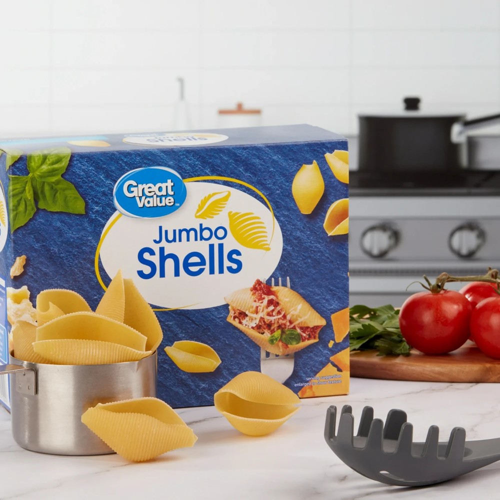 (6 pack) Great Value Jumbo Shell, 12 oz
