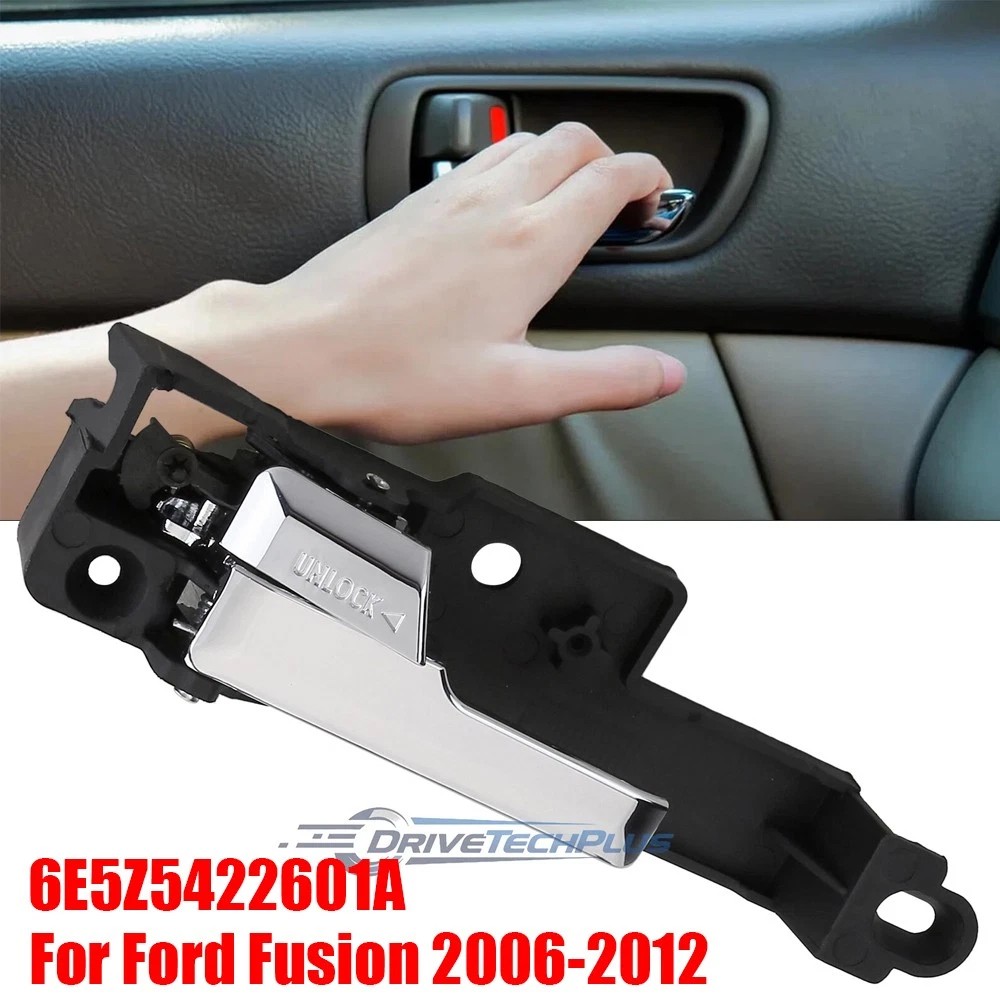 FOR FORD FUSION 2006-2012 FRONT INNER INSIDE DOOR HANDLE CHROME LEFT DRIVER SIDE