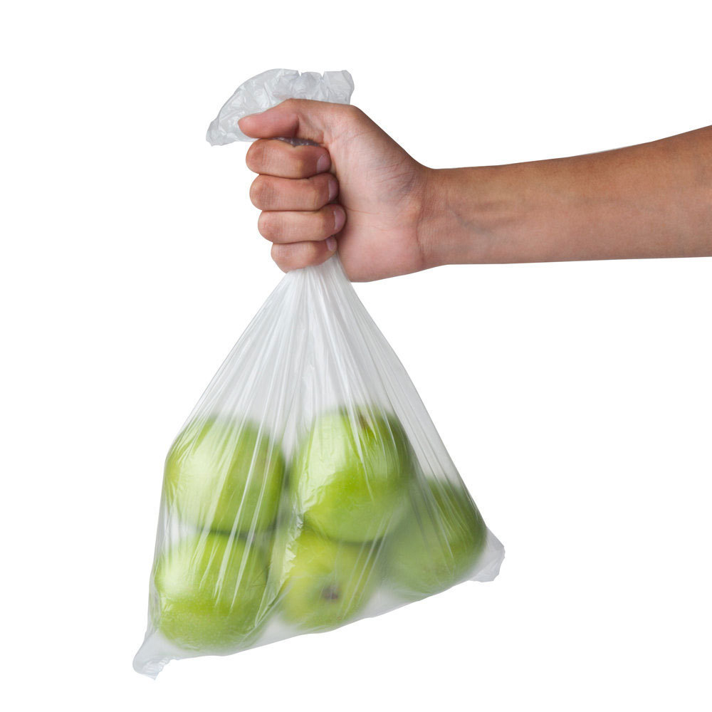 4 Roll 11X14 LDPE Clear Produce Grocery Supermarket Bag
