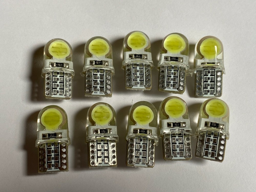 10pcs LED T10 Marker Light Bulb Canbus WHITE