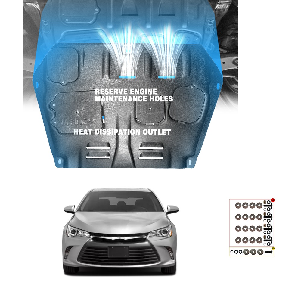 For Toyota Camry 2013-2016 Under Engine Splash Guard Front Engine Mud Flaps