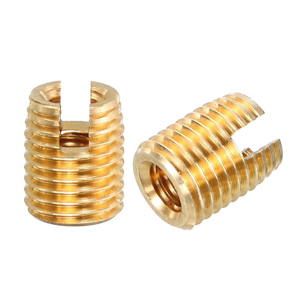 Self Tapping Threaded Inserts, 10pcs Inner M4 M6.5x8 Brass Nuts