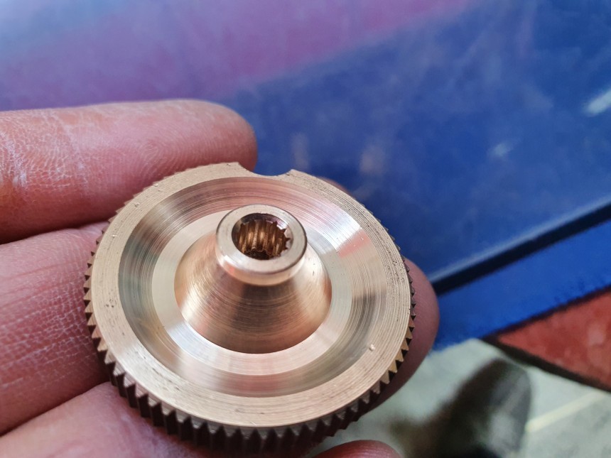 Coleman Lantern Brass Handwheel Knob