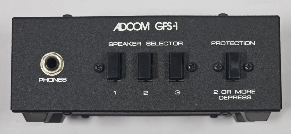ADCOM Model GFS-1 Speaker Selector Switch w/ Built-In Protection