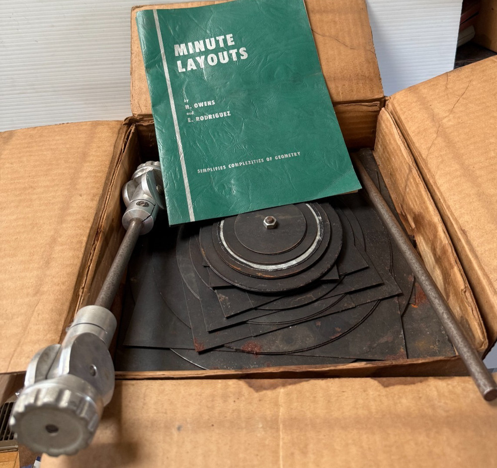 Vintage Jet Tool Co. Simplifying Geometry Drafting or Layout Tool Set w/Book