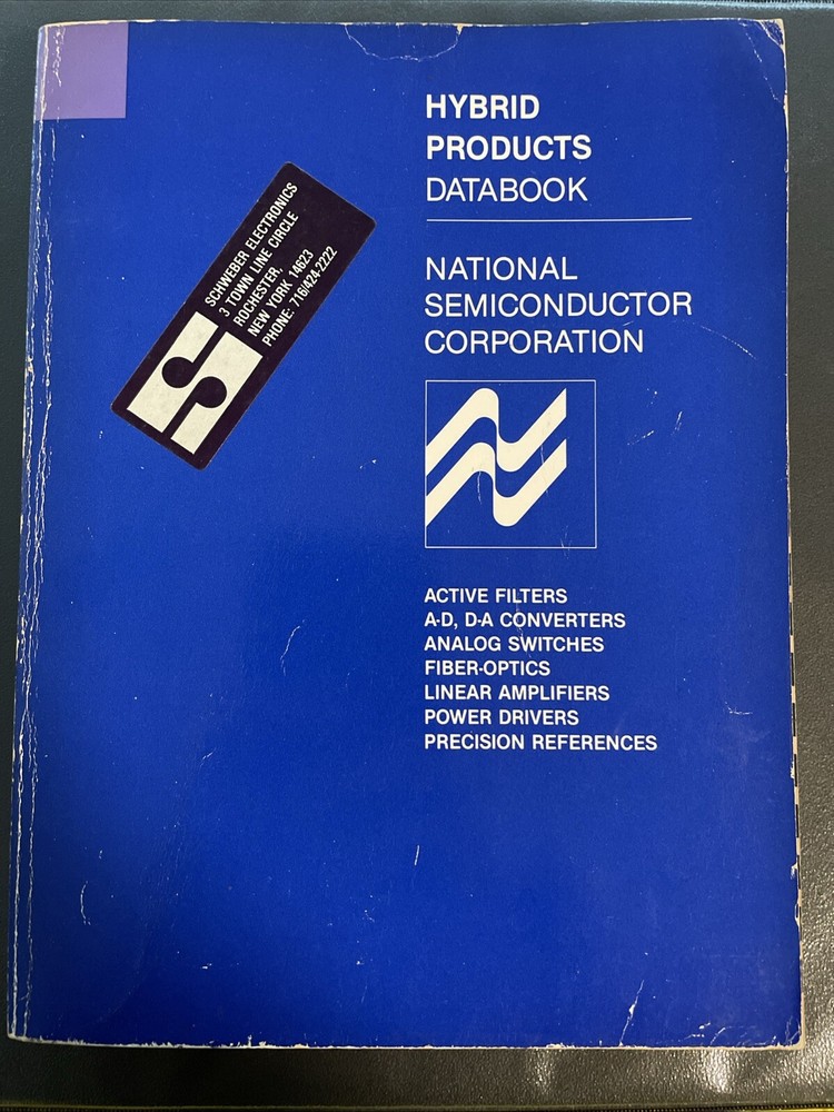 National Semiconductor Vintage 1982 Hybrid Products Data Book