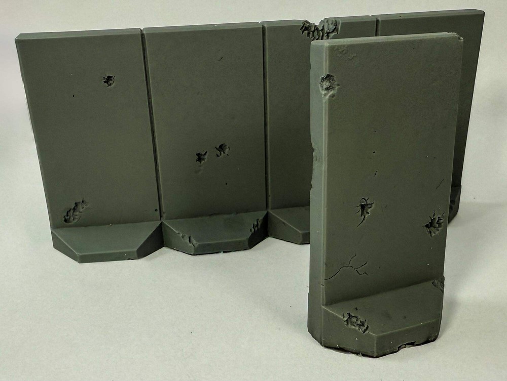 28mm Blast Walls, Distressed - 28MSCE025