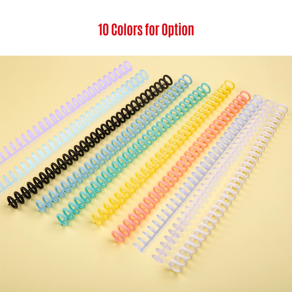 10pcs 30-Hole Loose Binders Binding Spines Combs O4N6