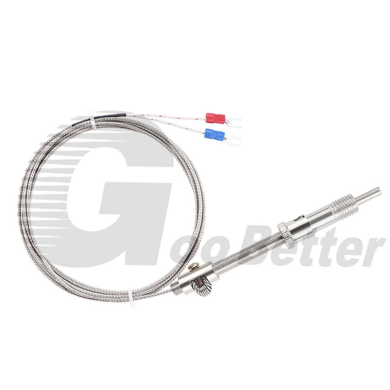 PT100/K/E Temperature Sensor Probe Waterproof Thermocouple 1m 2m 3m 4m 5m Wire