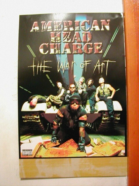 American Head Charge 2 sided poster Promo